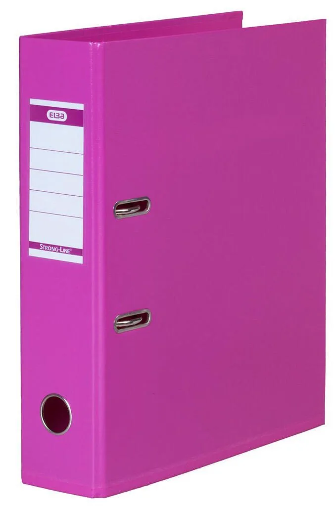 Ordner Rückenbreite 8 cm DIN A4 Kunststoff pink de Elba – photo produit