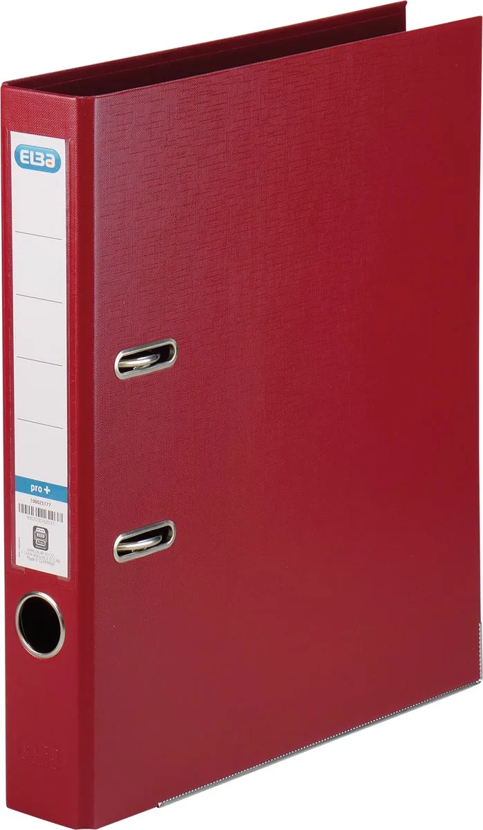 ordner Smart Pro+, bordeaux, rug van 5 cm de Elba – photo produit