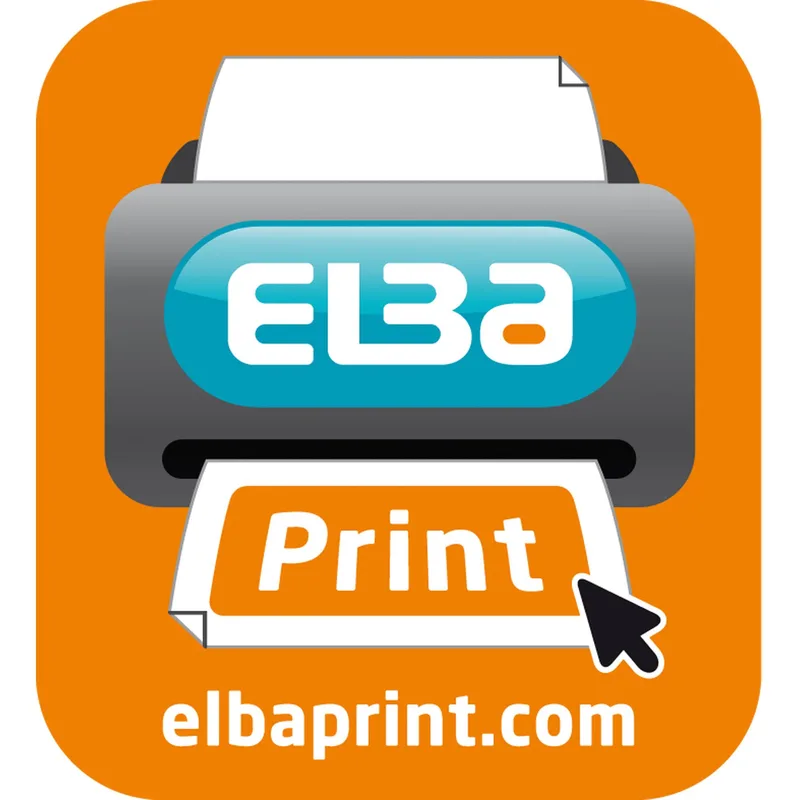 Ordner smart Pro PP/Papier mit Rückenschild Blau by Elba – product photo
