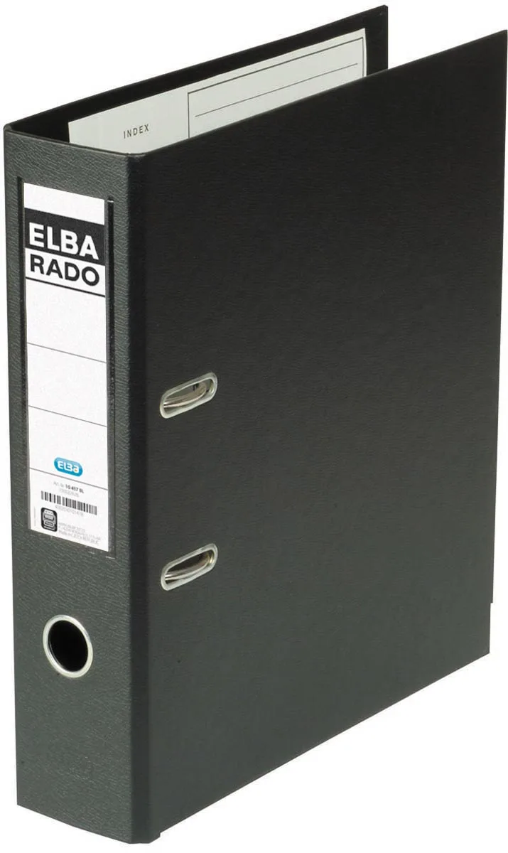 Rado Plast ordner, zwart, rug van 8 cm by Elba – product photo