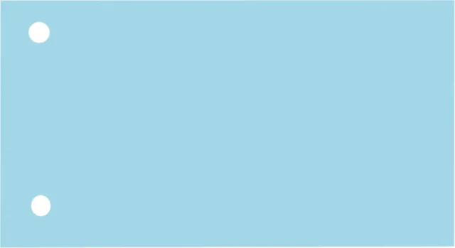 Scheidingsstrook Elba breed 225x120mm 190gr blauw 100 stuks van Elba – productfoto