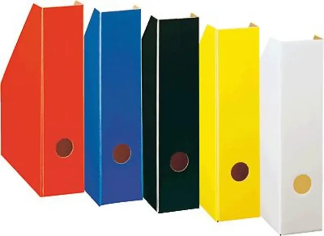 Stehsammler Color DIN A4 7cm Karton weiß
