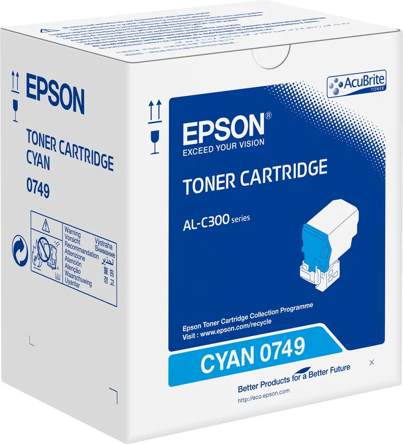 C13S050749 - AL-C300 - Toner von Epson in Cyaan – Produktfoto