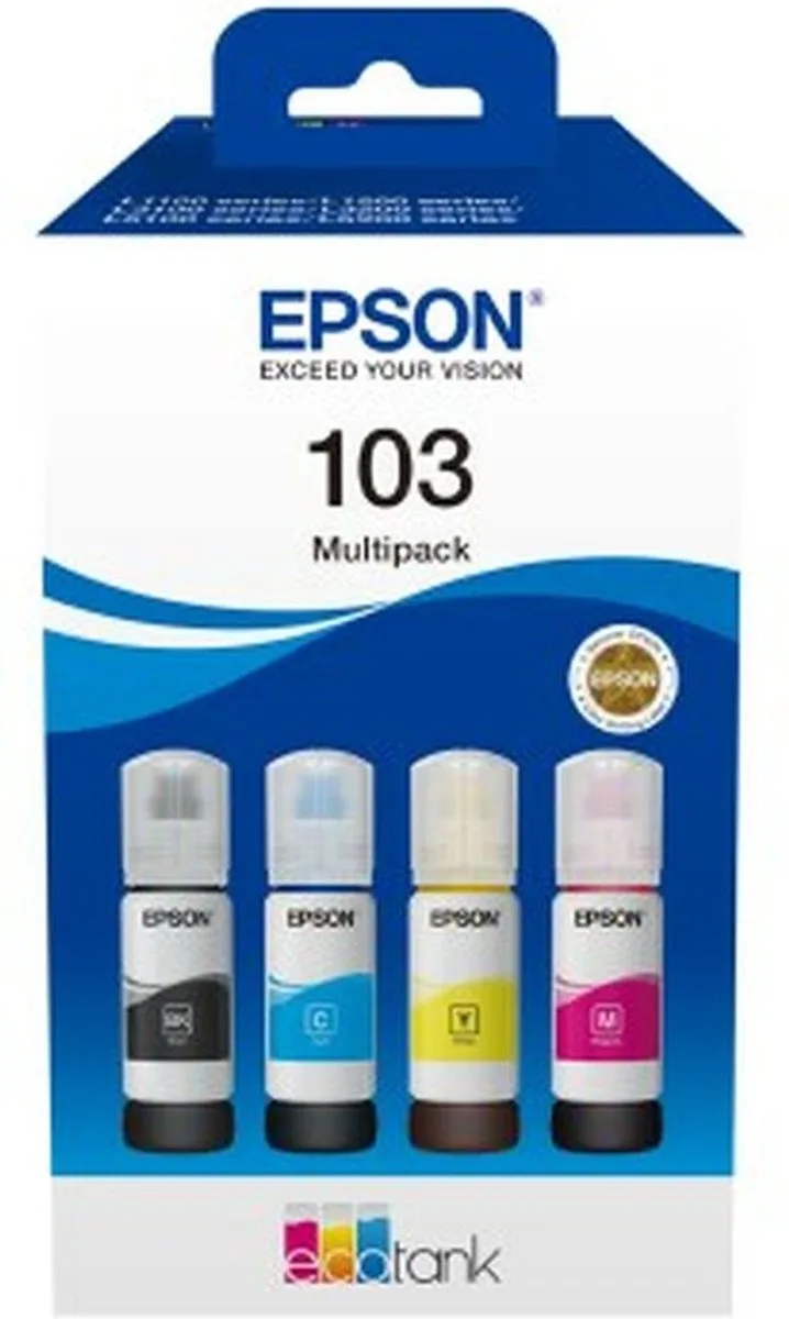C13T00S64A inktcartridge 4 stuk(s) Origineel Zwart, Cyaan, Magenta, Geel de Epson en Noir, Cyaan, Magenta, Jaune – photo produit