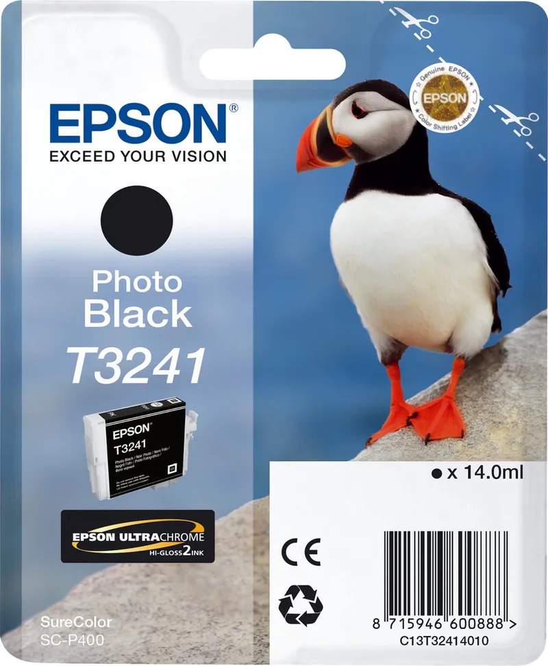 C13T32414010 - T3241 - Inktcartridge de Epson en Noir – photo produit