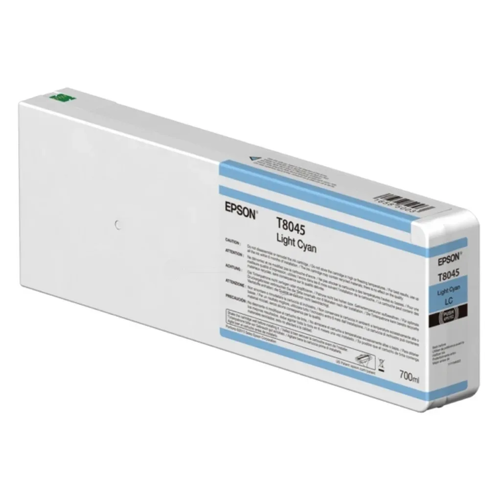 Singlepack Light Cyan T804500 UltraChrome HDX/HD 700ml von Epson – Produktfoto