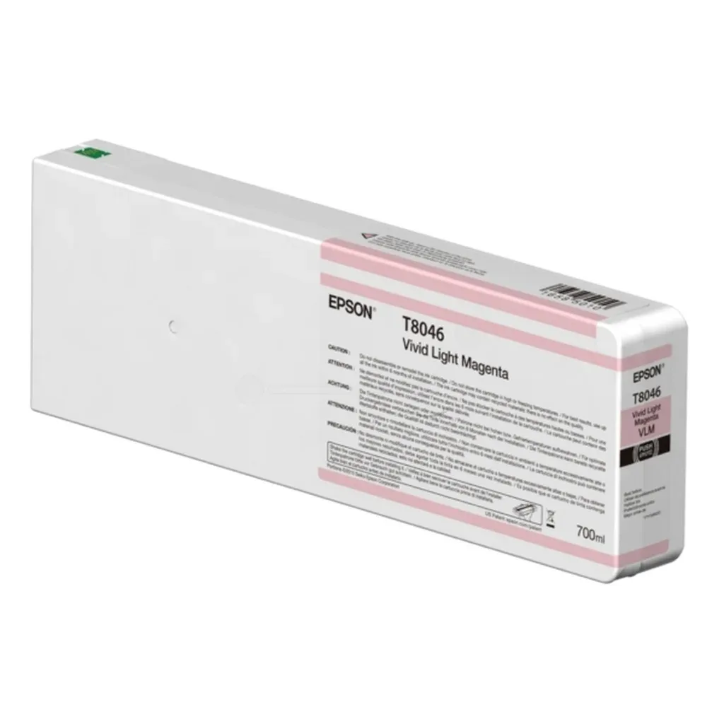 Epson T8046 Blækpatron Ljus magenta T8046 N/A fra Epson – produktbillede
