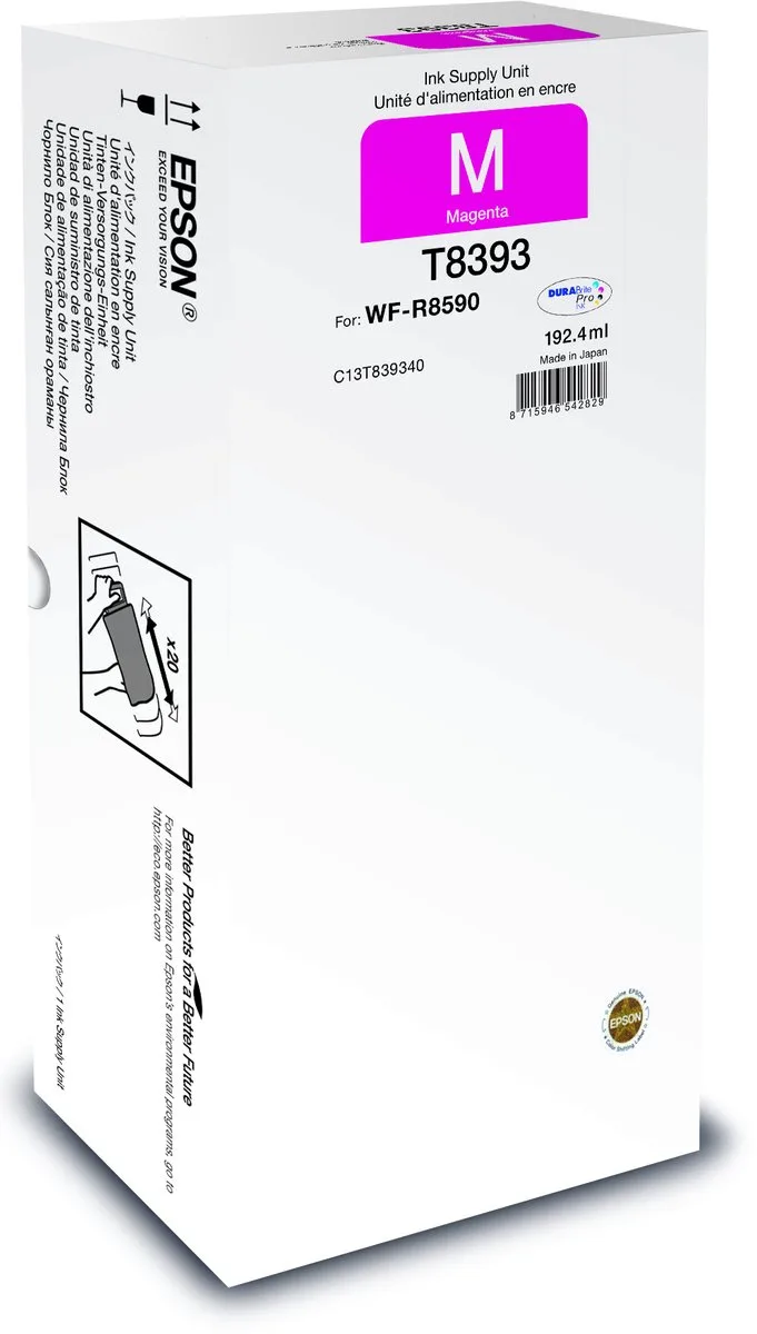 C13T83934N inktcartridge 1 stuk(s) Origineel Hoog (XL) rendement Magenta von Epson – Produktfoto