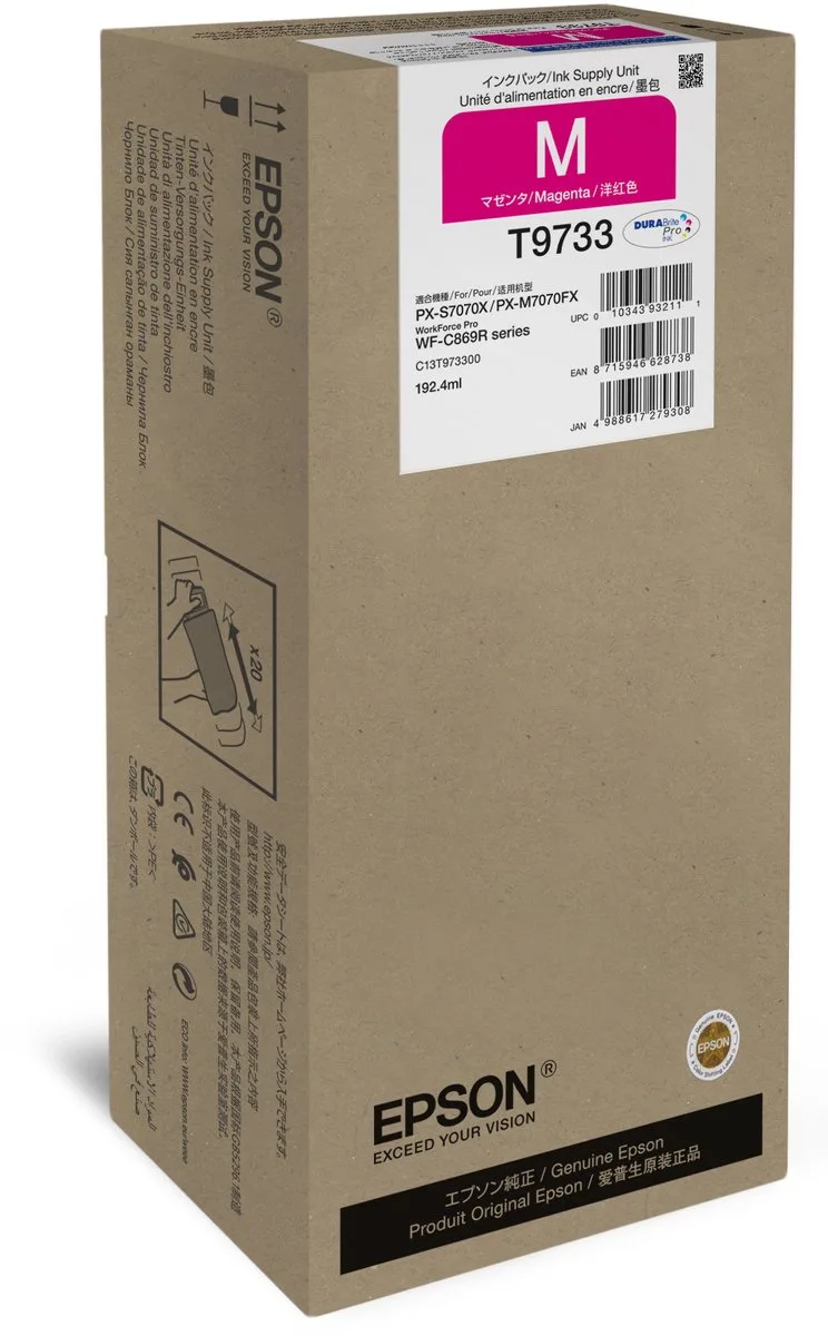 C13T97330N inktcartridge 1 stuk(s) Origineel Hoog (XL) rendement von Epson in Magenta – Produktfoto
