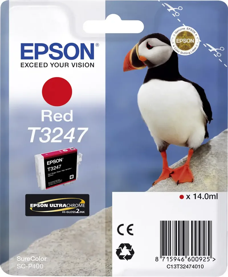 Druckerpatrone T3247 Original Rot C 13 T 32474010 by Epson – product photo