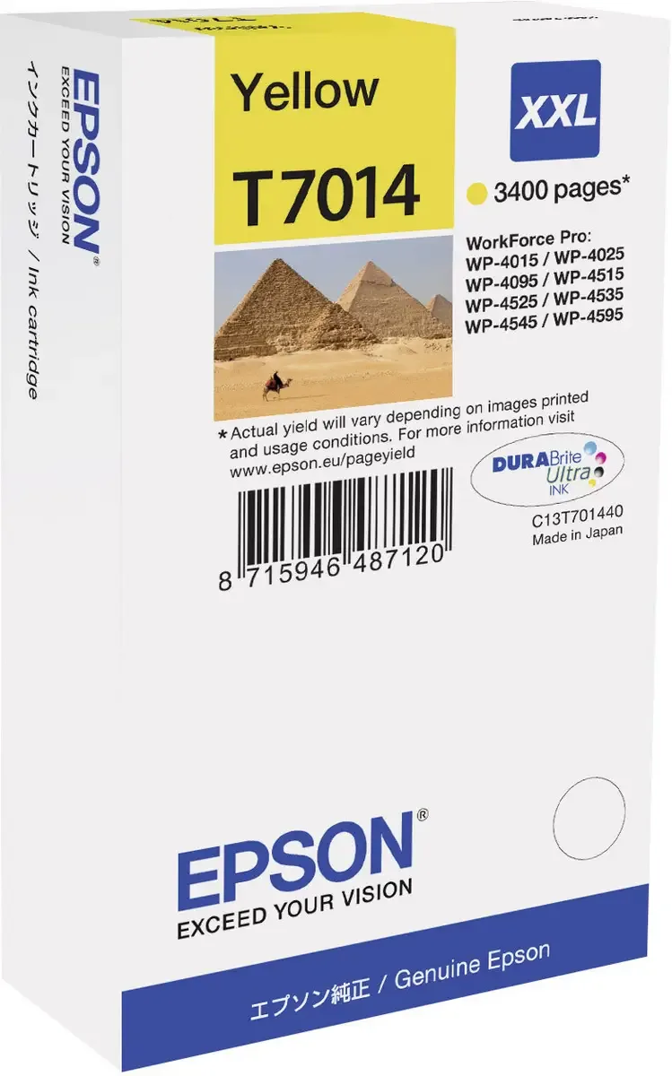 Druckerpatrone T7014 Original Gelb C 13 T 70144010 by Epson – product photo