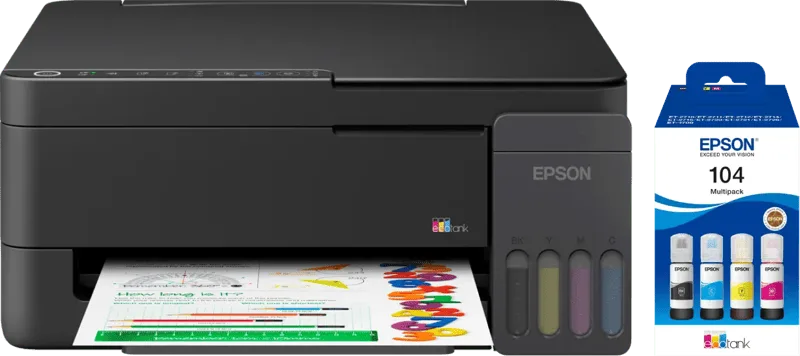 EcoTank ET-2910 + 1 Set zusätzliche Tintenflaschen by Epson – product photo