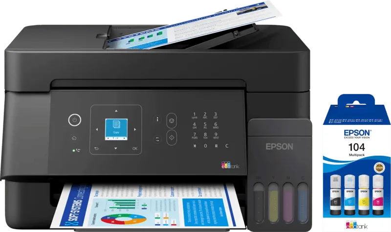 EcoTank ET-4900 + 1 Set zusätzliche Tintenflaschen de Epson – photo produit
