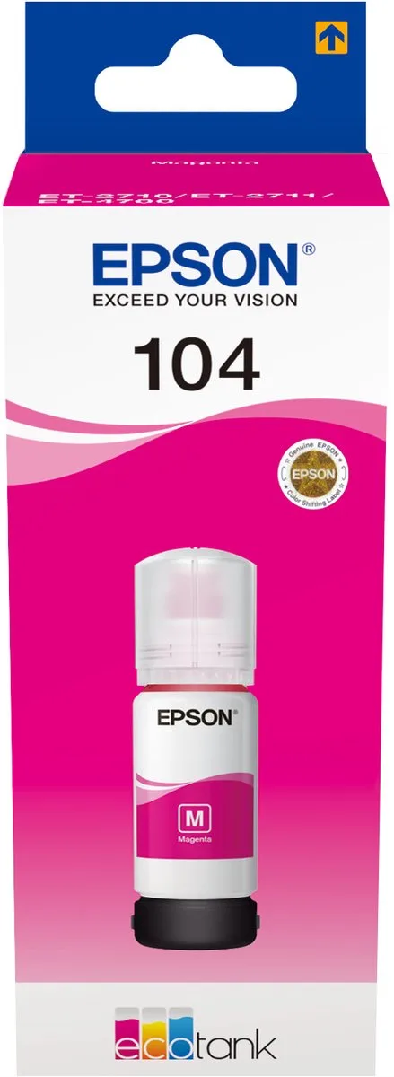 Epson 104 EcoTank - Inktfles von Epson in Magenta – Produktfoto