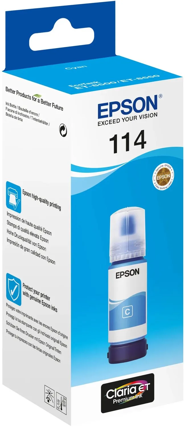 Epson 114 inktfles by Epson in Cyaan – product photo