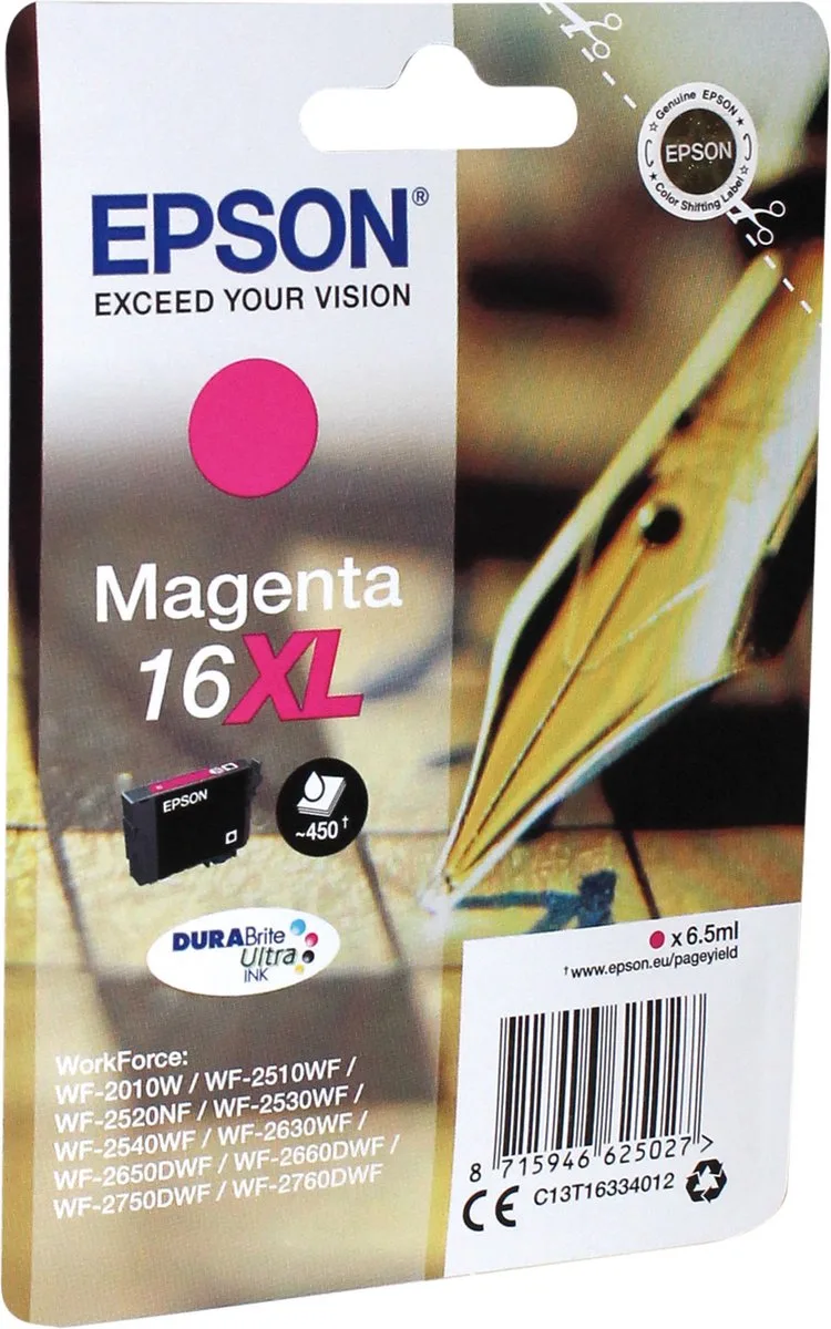 Epson 16XL - Inktcartridge de Epson en Magenta – photo produit