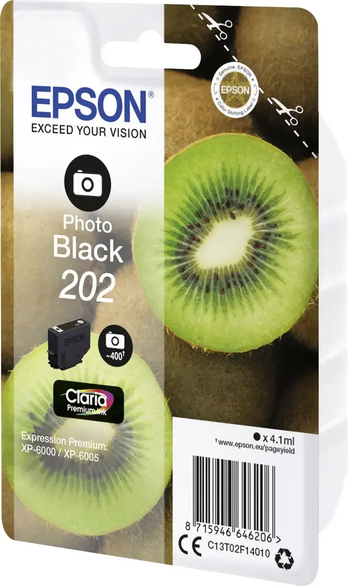 Epson 202 - Inktcartridge de Epson en Foto Zwart – photo produit 2 sur 2