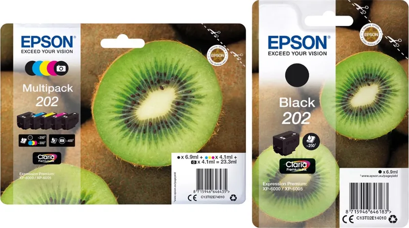 Epson 202 - Inktcartridge - Multipak van Epson in Zwart – productfoto