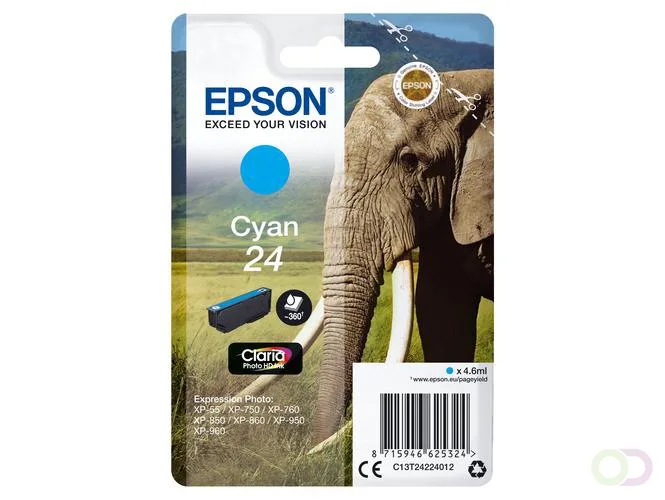 Epson 24 - Cyan Ink von Epson – Produktfoto