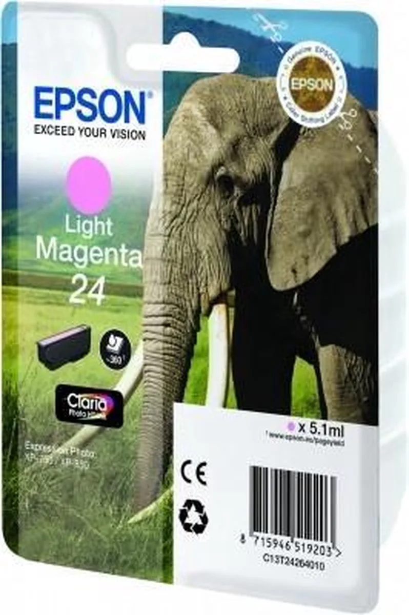 Epson 24 - Inktcartridge / Licht de Epson en Magenta – photo produit
