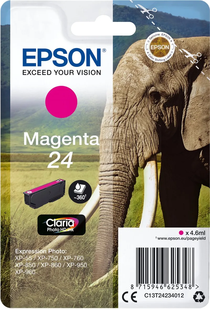 Epson 24 - Inktcartridge by Epson in Magenta – product photo