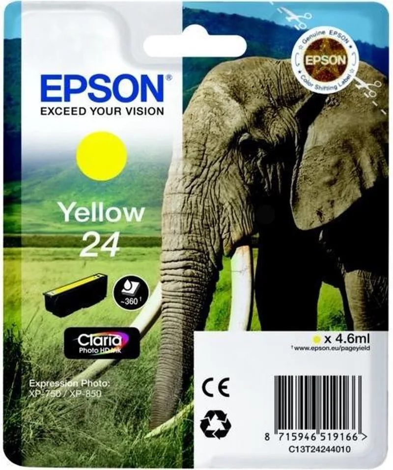 Epson 24 (T2424) - Inktcartridge von Epson in Gelb – Produktfoto