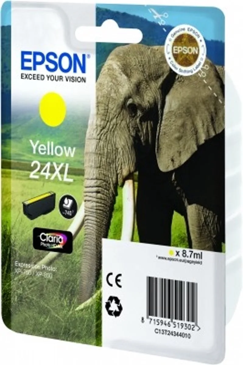Epson 24XL - Inktcartridge / Hoge Capaciteit de Epson en Jaune – photo produit
