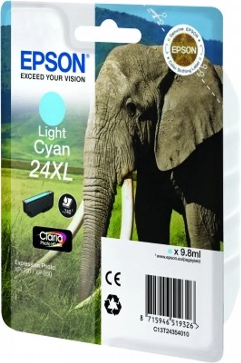Epson 24XL - Inktcartridge / Licht / Hoge Capaciteit de Epson en Cyaan – photo produit