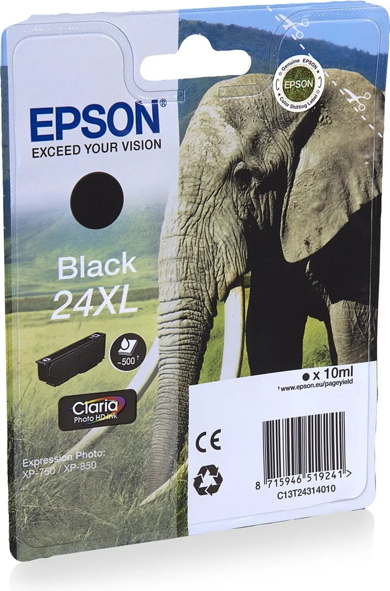 Epson 24XL (T2431) - Inktcartridge / Hoge Capaciteit de Epson en Noir – photo produit
