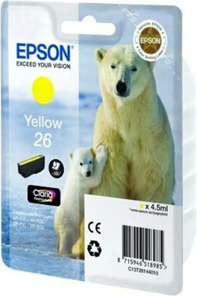 Epson 26 (T2614) - Inktcartridge by Epson in Yellow – product photo