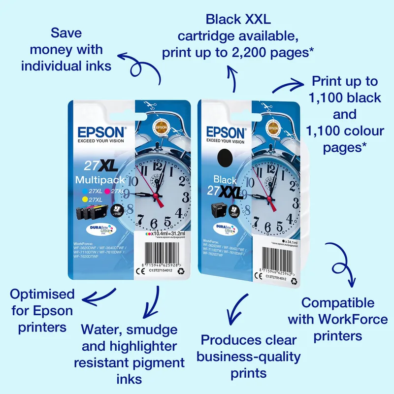 Epson 27XXL - Inktcartridge van Epson in Zwart – productfoto