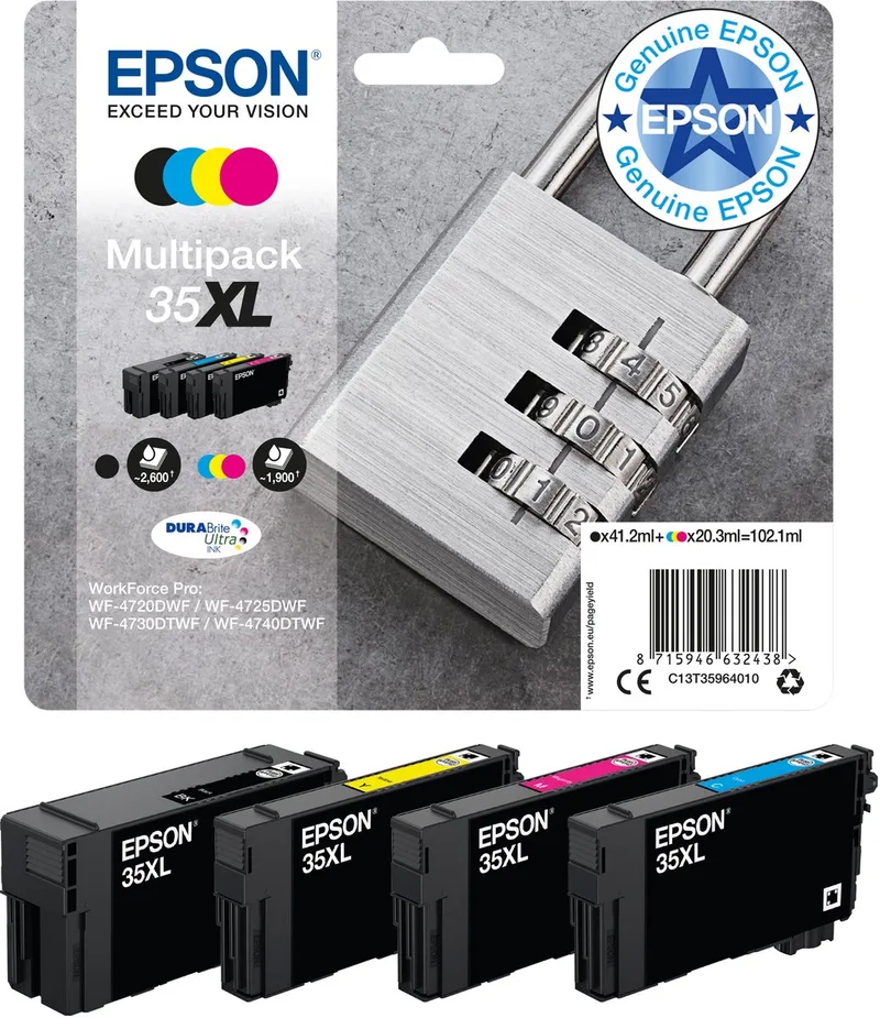 Epson 35XL - Inktcartridge / Multipack by Epson in Multicolour – product photo