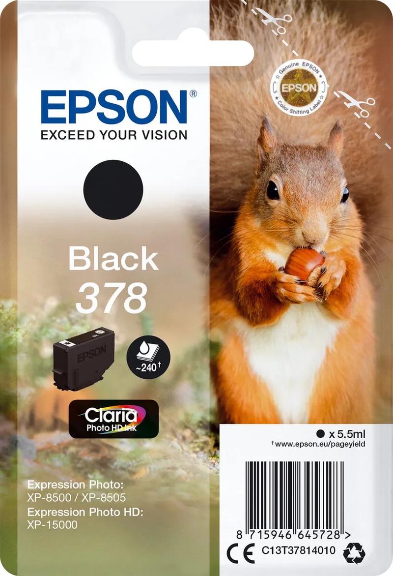 Epson 378 - Inktcartridge by Epson in Black – product photo