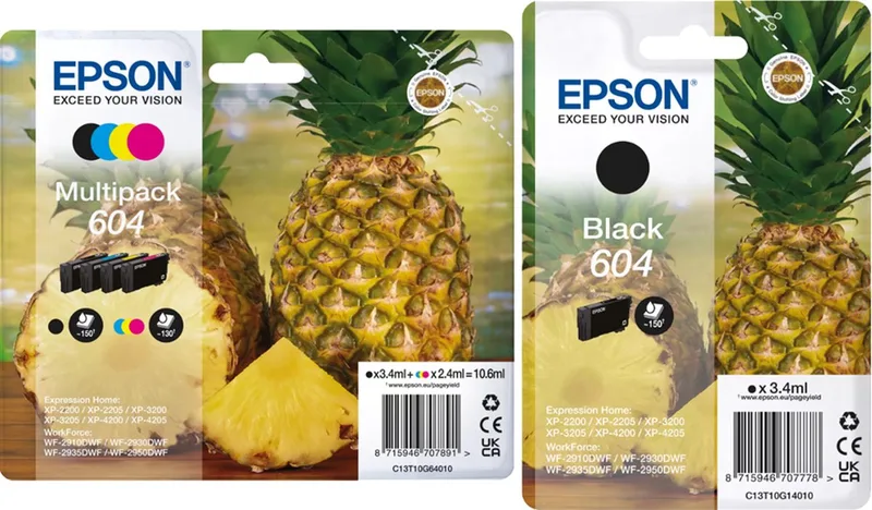 Epson 604 - Inktcartridge - Multipak + Zwart by Epson in Zwart 2x – product photo