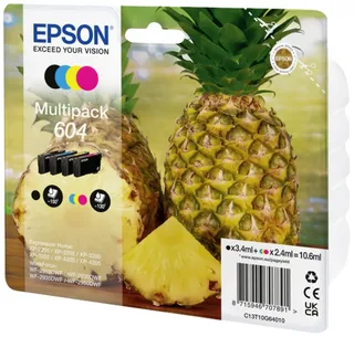 Epson 604 - Inktcartridge - Origineel - Standaard capaciteit - Cyaan, Geel, Magenta de Epson en Noir – photo produit 2 sur 2