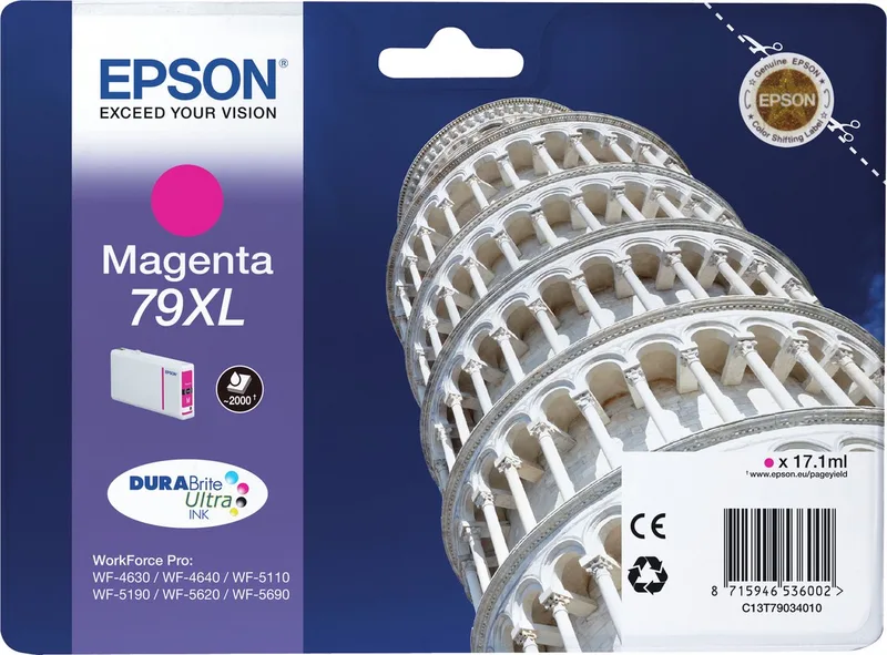 Epson 79XL - Inktcartridge / Hoge Capaciteit de Epson en Magenta – photo produit