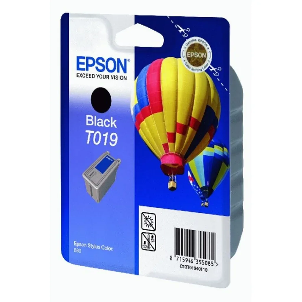 Epson T019 Blækpatron sort T019 N/A fra Epson – produktbillede