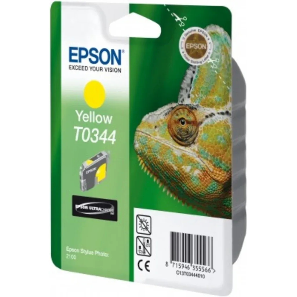 Epson T0344 Blækpatron gul, 17 ml T0344 N/A von Epson – Produktfoto