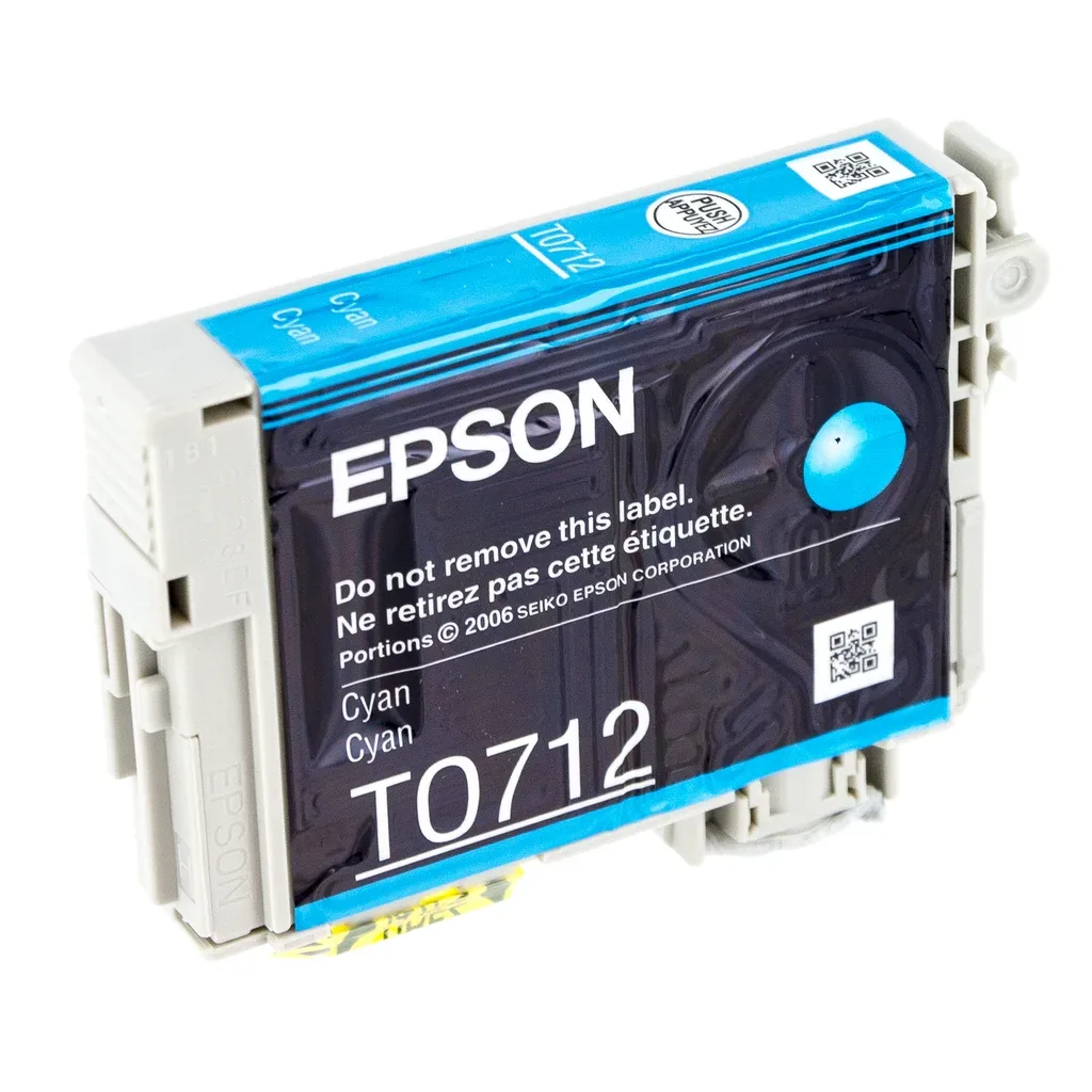 Epson T0712 Blækpatron Cyan T0712 N/A von Epson – Produktfoto