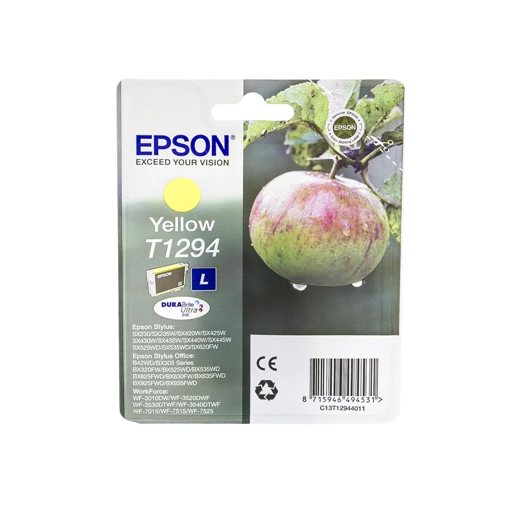 Epson T1294 Blækpatron Gul T1294 N/A fra Epson – produktbillede