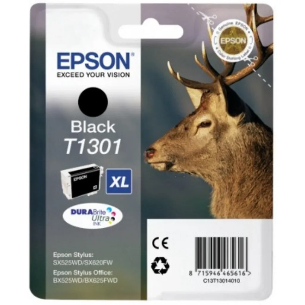 Epson T1301 Blækpatron sort T1301 N/A fra Epson – produktbillede