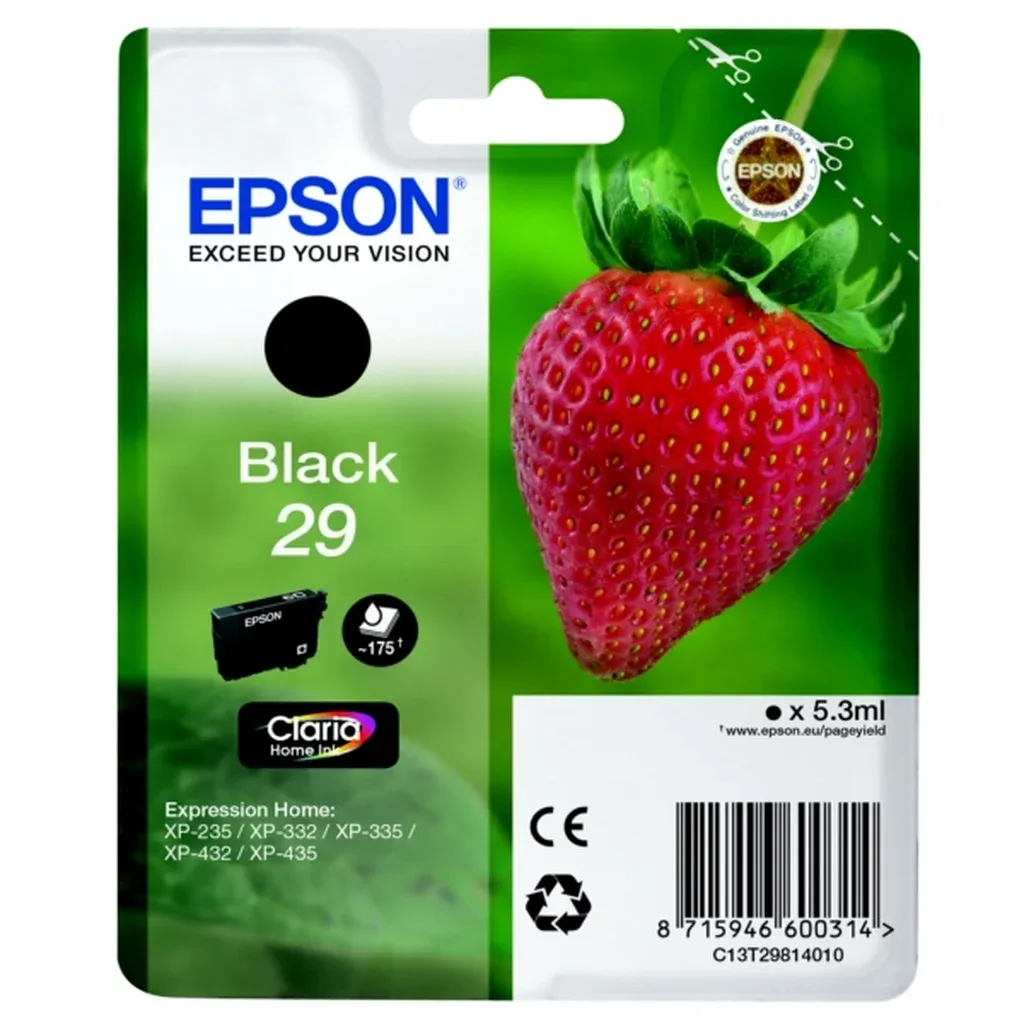 Ink Cartouche D´encre 29 Claria Home de Epson – photo produit