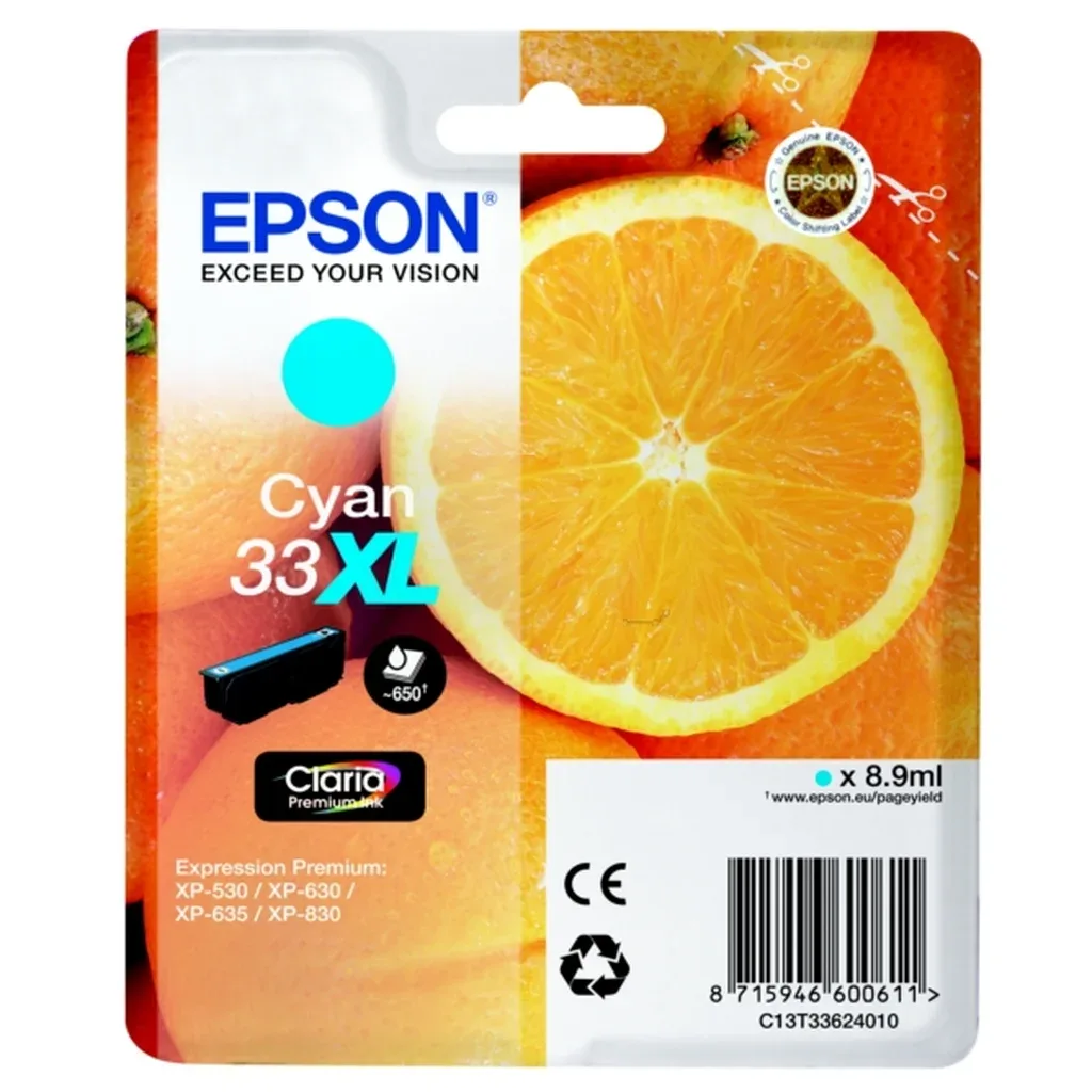 Ink Claria Premium 33 Xl T 3362 Inktcartridge van Epson – productfoto