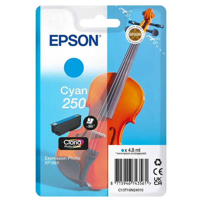 Inktcartridge epson 250 t16n24 blauw | 10 stuks by Epson – product photo