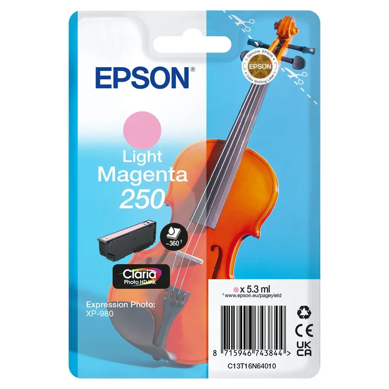 Inktcartridge epson 250 t16n64 licht rood | 10 stuks by Epson – product photo