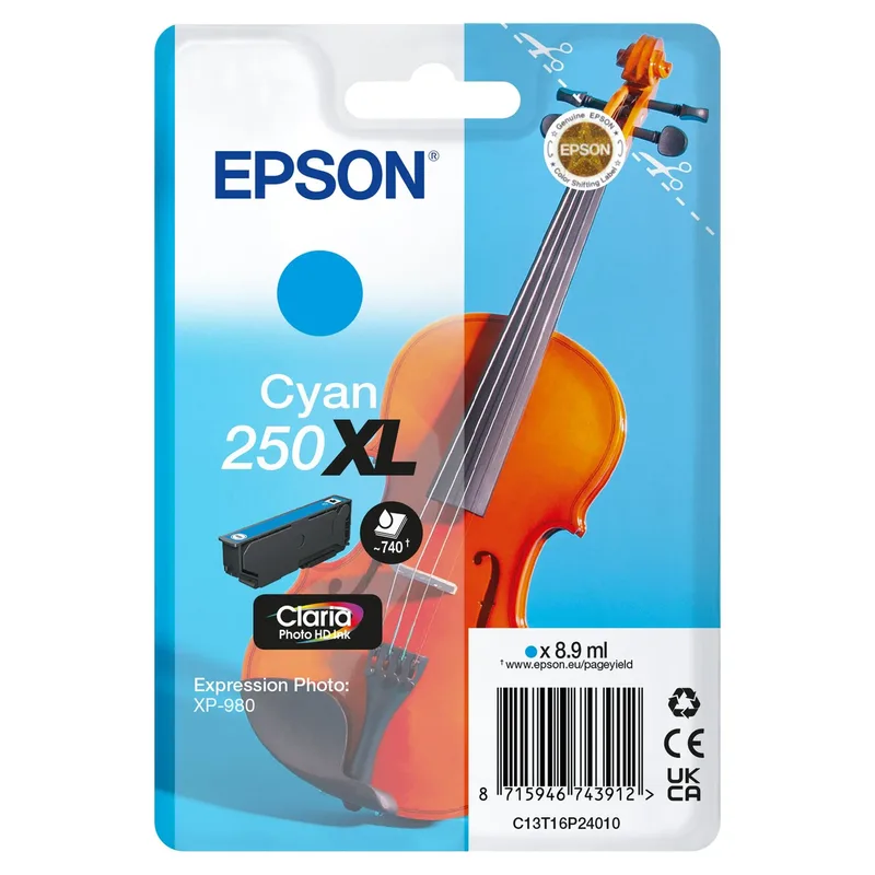 Inktcartridge epson 250xl t16p24 blauw | 10 stuks de Epson – photo produit