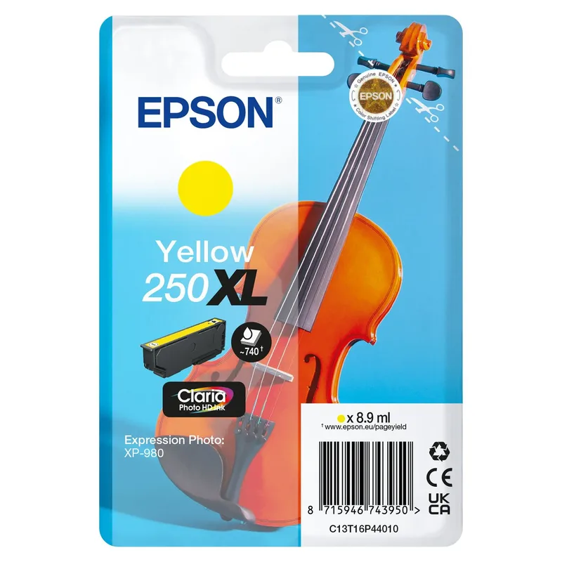 Inktcartridge epson 250xl t16p44 geel | 10 stuks de Epson – photo produit