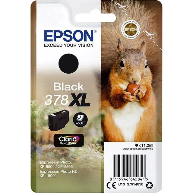 Inktcartridge epson 378xl t3794 zwart | 8 stuks by Epson – product photo