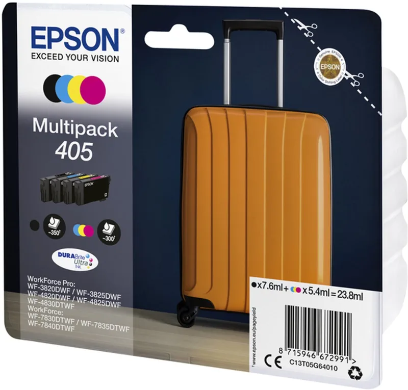 Inktcartridge Epson 405 T05G64 + 3 kleuren by Epson in Black – product photo