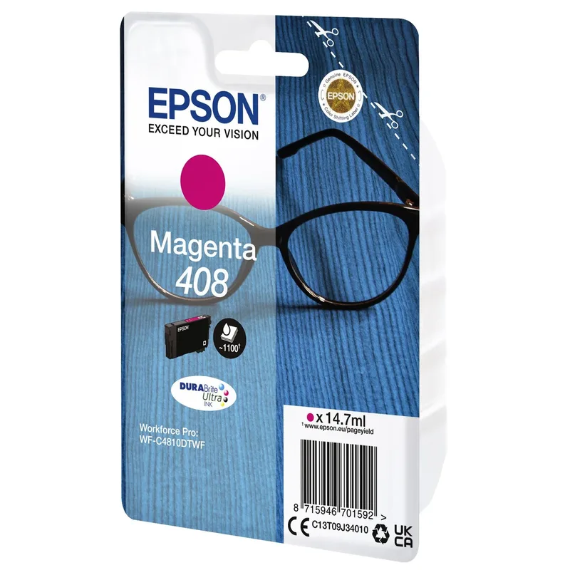 Inktcartridge epson t09j340 408 rood | 8 stuks by Epson – product photo